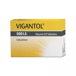 VIGANTOL 500 comprimés de vitamine D3 I.E., 100 pièces