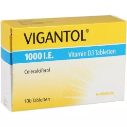 VIGANTOL 1 000 comprimés de vitamine D3, 100 pc