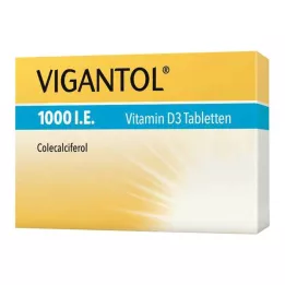 VIGANTOL Comprimés de vitamine D3 de 1 000 UI, 100 pièces