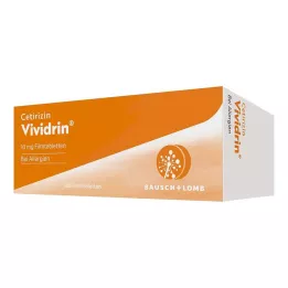 CETIRIZIN Vividrin 10 mg, comprimés pelliculés, 100 pcs