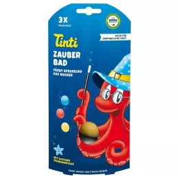 TINTI Lot de 3 bains magiques, 3 x 40 g