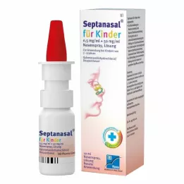 SEPTANASAL pour les enfants 0,5 mg/ml + 50 mg/ml suppositoire nasal, 10 ml