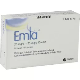 EMLA 25 mg / g + 25 mg / g de crème + 2 tegaderm pl., 5 g