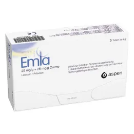 Crème Emla + pansement Tegaderm, 5X5 g