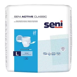 SENI Culottes jetables Active Classic pour incontinence L, 30 pièces