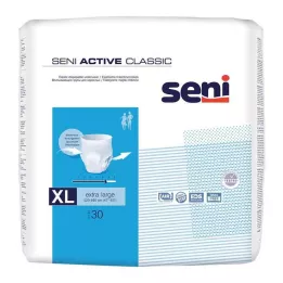 SENI Culottes jetables Active Classic pour incontinence XL, 30 pièces