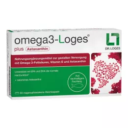 OMEGA3-Loges plus gélules, 60 pcs