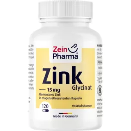 ZINK CHELAT 15 mg dans une résistance gastro-intestinale.Veg.Kaps., 120 pc