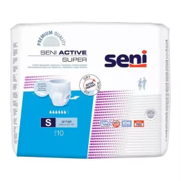 SENI Culottes jetables Active Super Incontinence S, 10 pièces