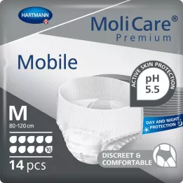 MOLICARE Premium Mobile 10 gouttes taille M, 14 pc