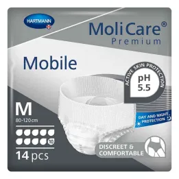 Molicare Premium Mobile 10 gouttes Taille M (14 pièces)