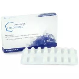 LACTOBACT LDL-Contrôle des capsules résistantes gastriques, 30 pc