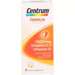 CENTRUM FOKUS IMMUNAGNE 1000 mg de vitamine C + D Sticks, 8 pc