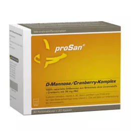 ProSAN D-Mannose / Canneberry Complexe Poudre + Capsules, 2x30 pc