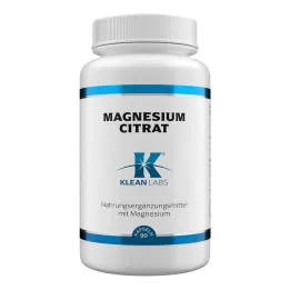 Capsules de citrate de magnésium, boîte de 90