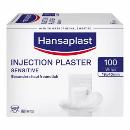 HANSAPLAST Pansement dinjection sensible 1,9x4 cm, 100 pcs