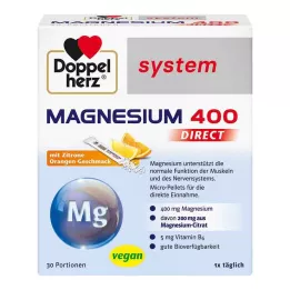 DOPPELHERZ Granulés système Magnésium 400 DIRECT , 30 pièces