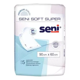 SENI Protège-sommier Soft Super 90x60 cm, 5 pièces