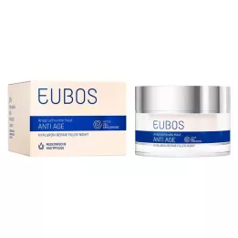 EUBOS ANTI-AGE Crème de nuit réparatrice et comblante à lacide hyaluronique, 50 ml