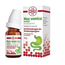 NUX VOMICA D 6 DHU Glob. pour les maladies digestives, 10 g