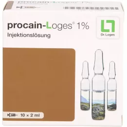 PROCAIN-Loges 1% de solution dinjection ampoules, 10x2 ml
