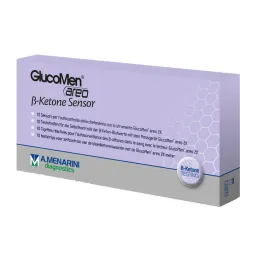 Bandelettes de test Glucomen aero 2K pour le capteur de β-cétone, 10 bandelettes