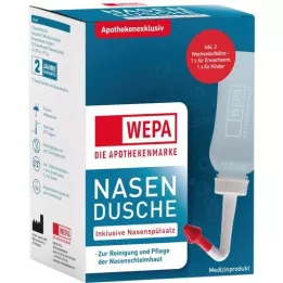 WEPA Douche nasale avec du sel de rinçage du nez 10x2,95 g, 1 p
