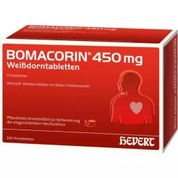 BOMACORIN 450 mg comprimés Hawdorn, 200 pc