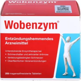Wobenzym Tablettes Gastric Safe, 200 pc