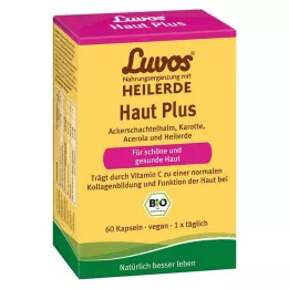 LUVOS Capsules dargile cicatrisante biologique Skin Plus, 60 pièces