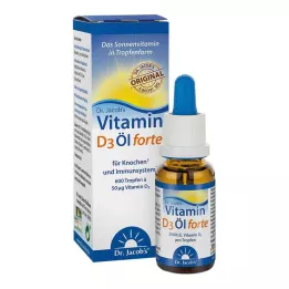 VITAMIN D3 ÖL gouttes fortes du Dr Jacob, 20 ml
