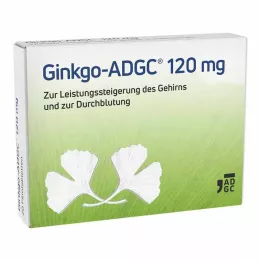 GINKGO ADGC Comprimés pelliculés à 120 mg, 20 pièces