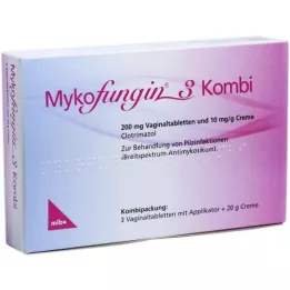 MYKOFUNGIN 3 kombi 200 mg vaginaltab. + 10 mg / g cr., 1 p