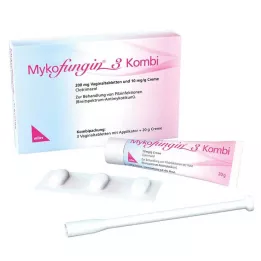 MYKOFUNGIN 3 comprimés vaginaux combi 200 mg + 10 mg/g Cre., 1 paquet