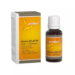 Huile ProSAN Vitamine D3 + K2, 20 ml