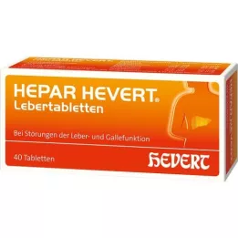 HEPAR HEVERT Comprimés hépatiques, 40 pc