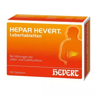 HEPAR HEVERT Comprimés pour le foie, 100 pcs
