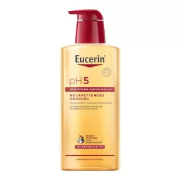 EUCERIN Huile de douche pH5 pour peaux sensibles avec pompe, 400 ml