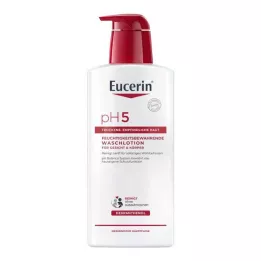 EUCERIN Lotion lavante pH5 pour peaux sensibles avec pompe, 400 ml