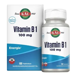 Vitamine B1 Thiamine 100 mg comprimés, 100 pc