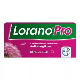 LORANOPRO Comprimés pelliculés à 5 mg, 18 pcs