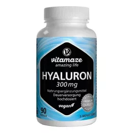 HYALURONSÄURE Gélules végétaliennes à haute dose de 300 mg, 90 pièces