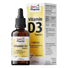 VITAMIN D3 TROPFEN 1 000 I.E. 2 100 Tro.ZeinPharma, 50 ml