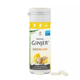 INGWER GINJER Chewing-gum au citron, 30 g