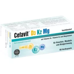 CEFAVIT D3 K2 mg 2 000, cest-à-dire capsules Hart, 60 pc