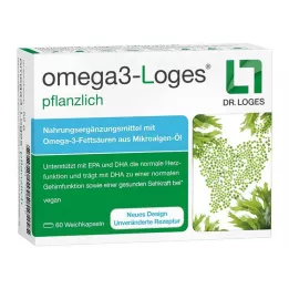 OMEGA3-Loges gélules végétales, 60 pcs