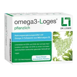 OMEGA3-Loges gélules végétales, 120 pcs