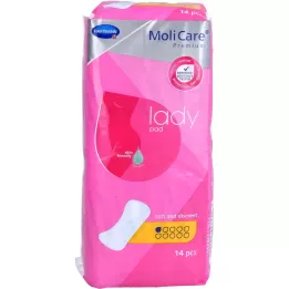 MOLICARE Serviette hygiénique féminine de qualité supérieure 1 goutte, 14 pièces