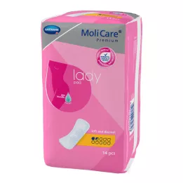 MOLICARE Serviette hygiénique féminine de qualité supérieure 1,5 gouttes, 14 pièces