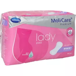 MOLICARE Serviette hygiénique féminine de qualité supérieure 4,5 gouttes, 14 pièces